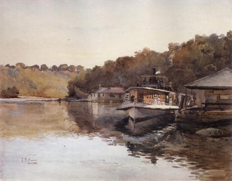 Julian Ashton Mosman Ferry 1888 Germany oil painting art